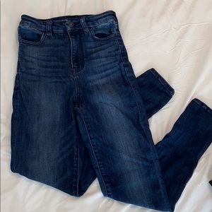 Dark Blue Wash Jeggings